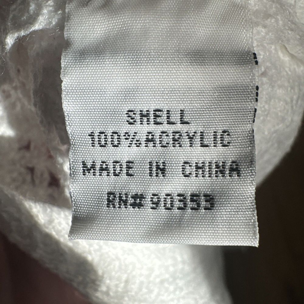 Rebellion‎ Junior's Open Knit Floral White Crop Tank Top Size Small NEW - Picture 7 of 8